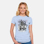 Hawkins Club Sumi-E-Womens-Fitted-Tee-Astrobot Invention