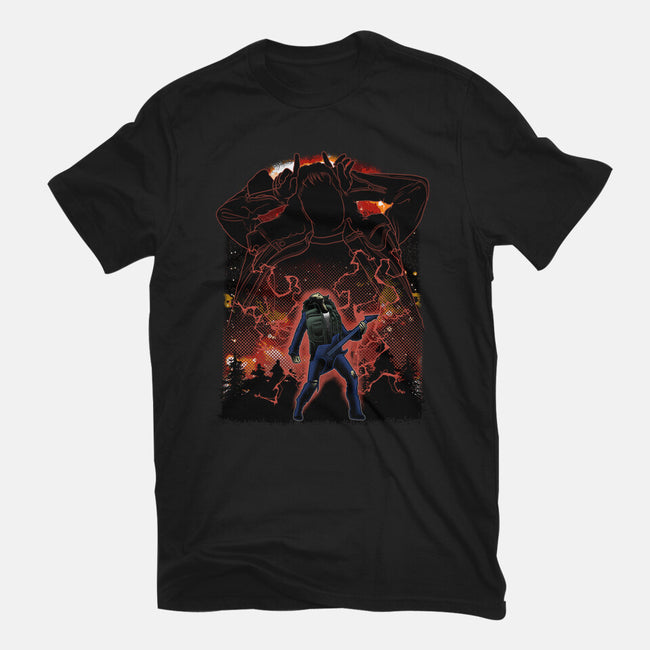 The Freak Shadow Nebula-Womens-Fitted-Tee-Astrobot Invention