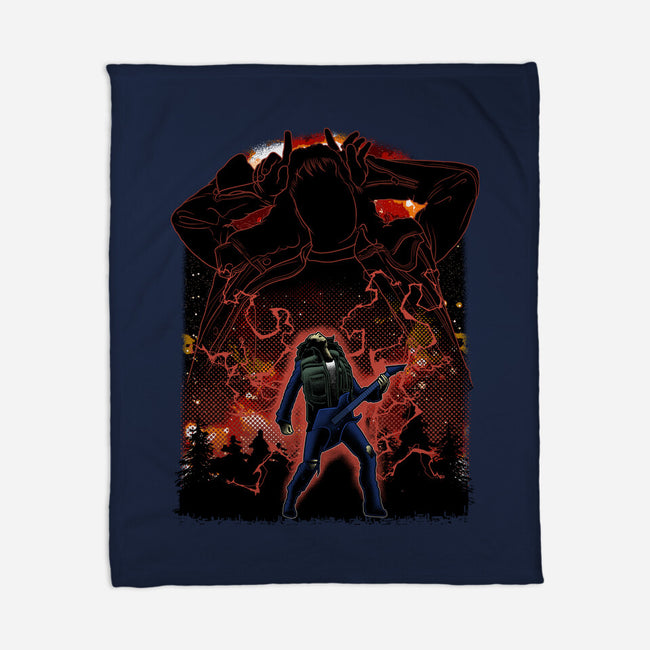 The Freak Shadow Nebula-None-Fleece-Blanket-Astrobot Invention