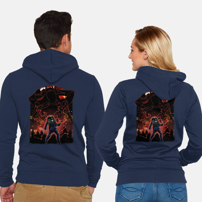 The Freak Shadow Nebula-Unisex-Zip-Up-Sweatshirt-Astrobot Invention