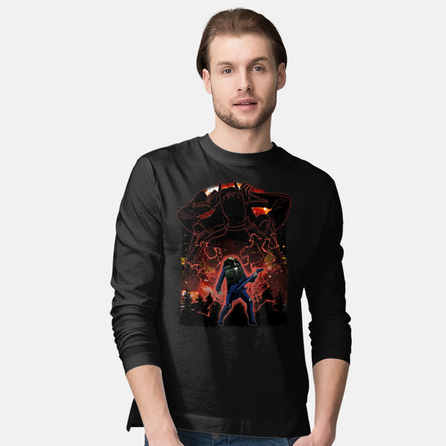 The Freak Shadow Nebula-Mens-Long Sleeved-Tee-Astrobot Invention