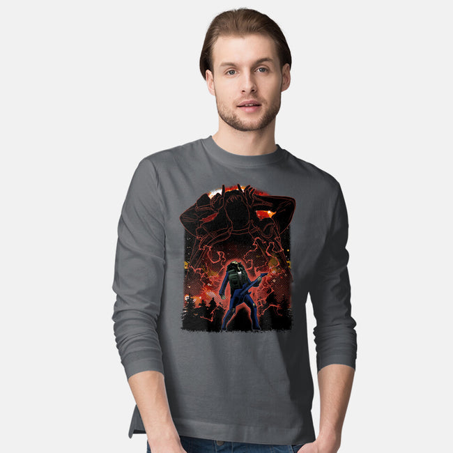 The Freak Shadow Nebula-Mens-Long Sleeved-Tee-Astrobot Invention