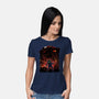 The Freak Shadow Nebula-Womens-Basic-Tee-Astrobot Invention