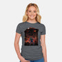 The Freak Shadow Nebula-Womens-Fitted-Tee-Astrobot Invention