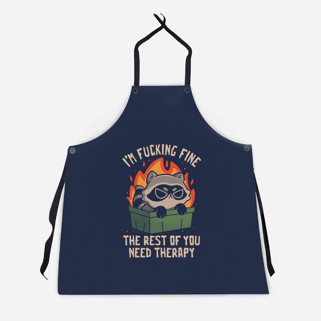 The Rest Of You Need Therapy-Unisex-Kitchen-Apron-koalastudio