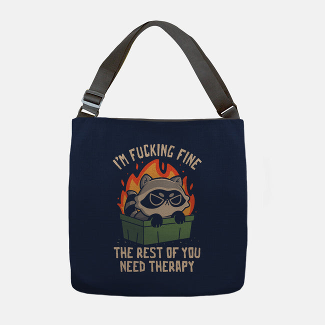 The Rest Of You Need Therapy-None-Adjustable Tote-Bag-koalastudio