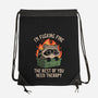 The Rest Of You Need Therapy-None-Drawstring-Bag-koalastudio