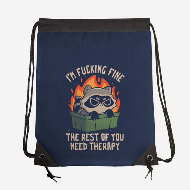 The Rest Of You Need Therapy-None-Drawstring-Bag-koalastudio