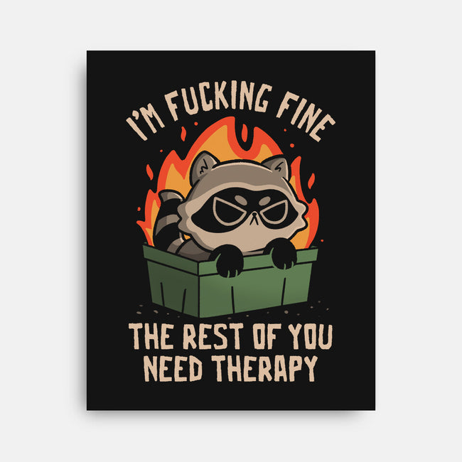 The Rest Of You Need Therapy-None-Stretched-Canvas-koalastudio