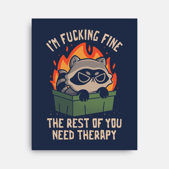 The Rest Of You Need Therapy-None-Stretched-Canvas-koalastudio