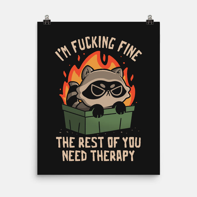 The Rest Of You Need Therapy-None-Matte-Poster-koalastudio