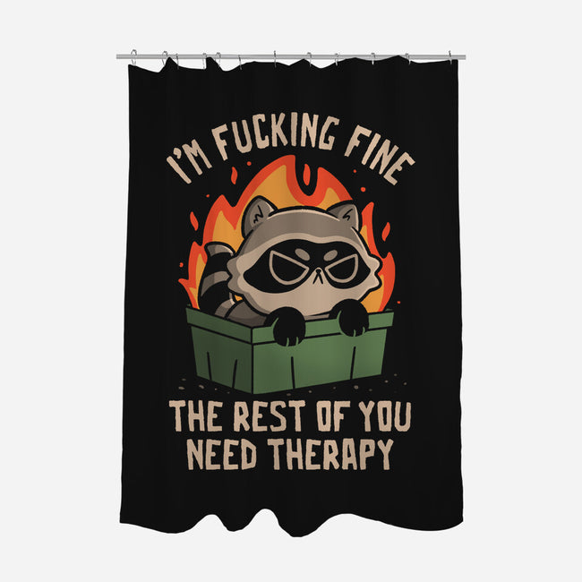 The Rest Of You Need Therapy-None-Polyester-Shower Curtain-koalastudio