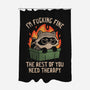 The Rest Of You Need Therapy-None-Polyester-Shower Curtain-koalastudio