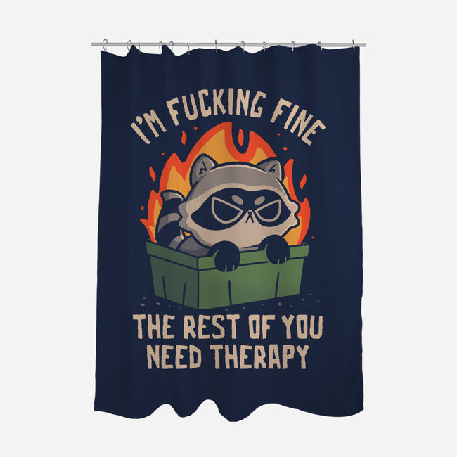 The Rest Of You Need Therapy-None-Polyester-Shower Curtain-koalastudio