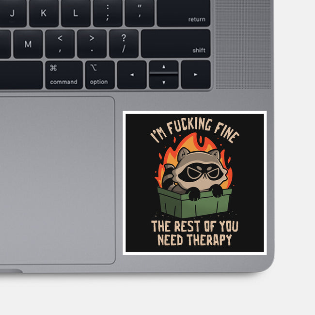 The Rest Of You Need Therapy-None-Glossy-Sticker-koalastudio