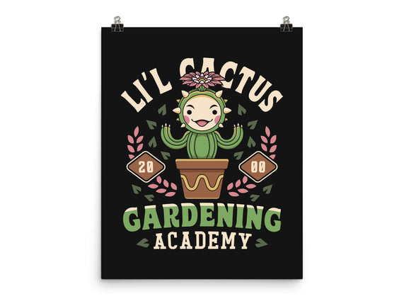 Lil Cactus Gardening Academy