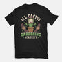 Lil Cactus Gardening Academy-Womens-Basic-Tee-LAGELANTEE