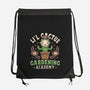 Lil Cactus Gardening Academy-None-Drawstring-Bag-LAGELANTEE
