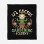 Lil Cactus Gardening Academy-None-Fleece-Blanket-LAGELANTEE