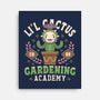 Lil Cactus Gardening Academy-None-Stretched-Canvas-LAGELANTEE