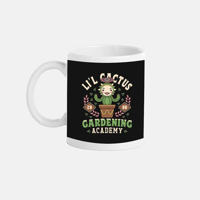 Lil Cactus Gardening Academy-None-Mug-Drinkware-LAGELANTEE