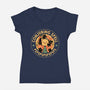 Conjuring Spells-Womens-V-Neck-Tee-tobefonseca