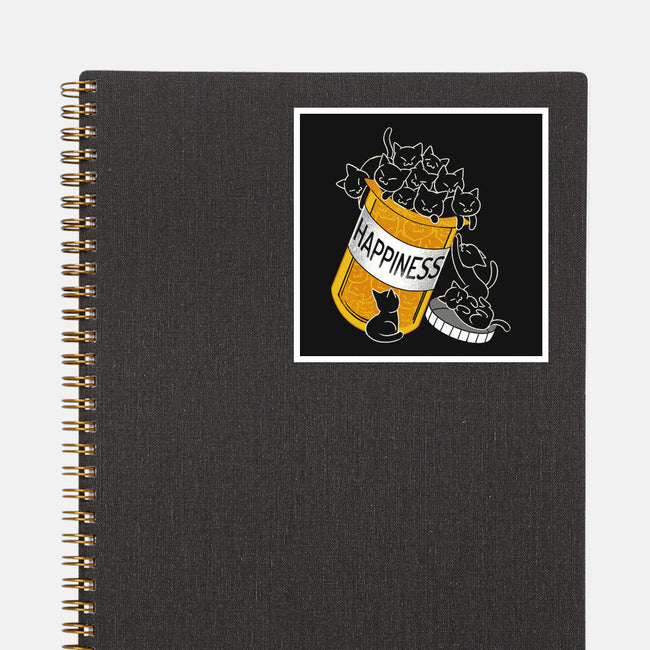 Cats Are My Happiness Medicine-None-Glossy-Sticker-tobefonseca