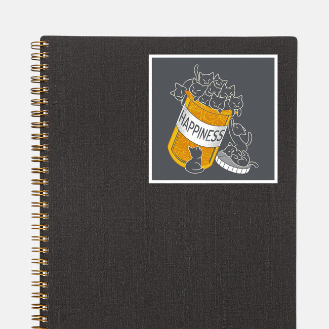 Cats Are My Happiness Medicine-None-Glossy-Sticker-tobefonseca