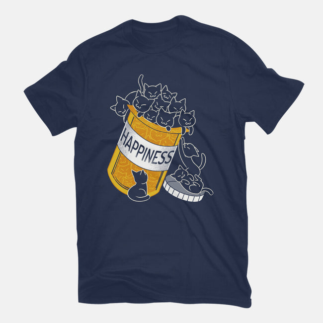 Cats Are My Happiness Medicine-Womens-Fitted-Tee-tobefonseca