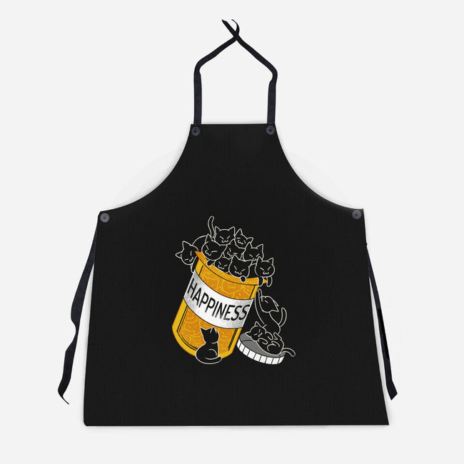Cats Are My Happiness Medicine-Unisex-Kitchen-Apron-tobefonseca