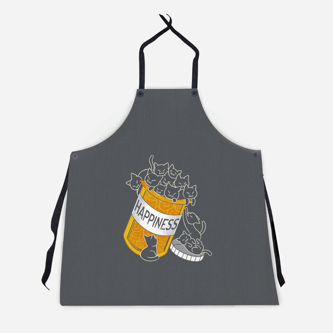 Cats Are My Happiness Medicine-Unisex-Kitchen-Apron-tobefonseca