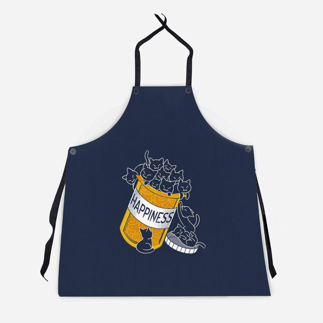 Cats Are My Happiness Medicine-Unisex-Kitchen-Apron-tobefonseca