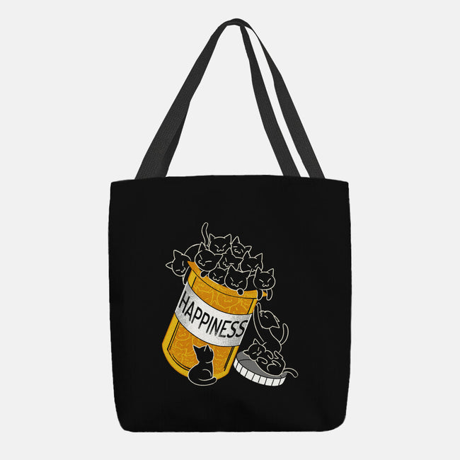 Cats Are My Happiness Medicine-None-Basic Tote-Bag-tobefonseca