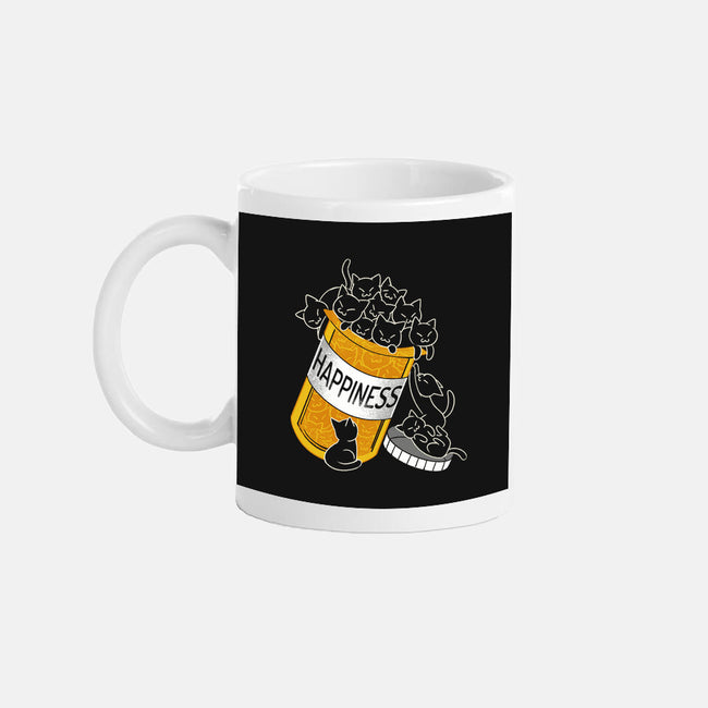 Cats Are My Happiness Medicine-None-Mug-Drinkware-tobefonseca