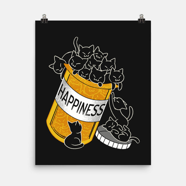 Cats Are My Happiness Medicine-None-Matte-Poster-tobefonseca