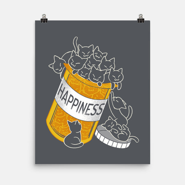 Cats Are My Happiness Medicine-None-Matte-Poster-tobefonseca