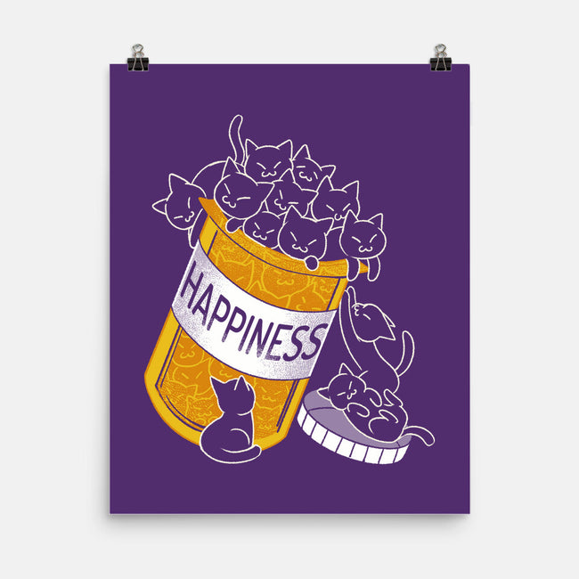 Cats Are My Happiness Medicine-None-Matte-Poster-tobefonseca