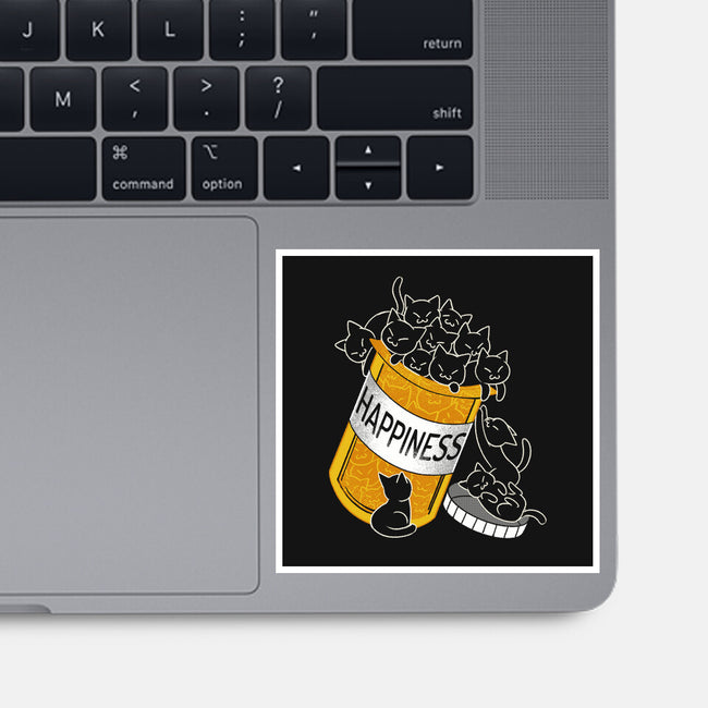 Cats Are My Happiness Medicine-None-Glossy-Sticker-tobefonseca