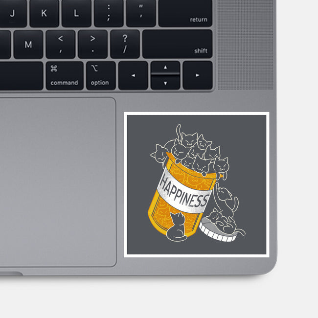 Cats Are My Happiness Medicine-None-Glossy-Sticker-tobefonseca