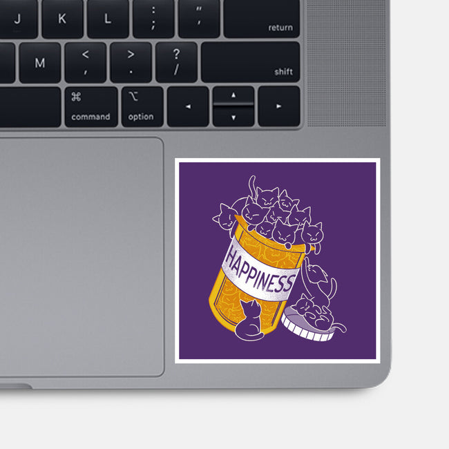 Cats Are My Happiness Medicine-None-Glossy-Sticker-tobefonseca