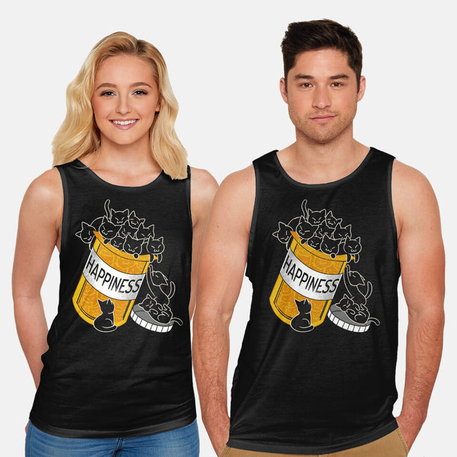 Cats Are My Happiness Medicine-Unisex-Basic-Tank-tobefonseca