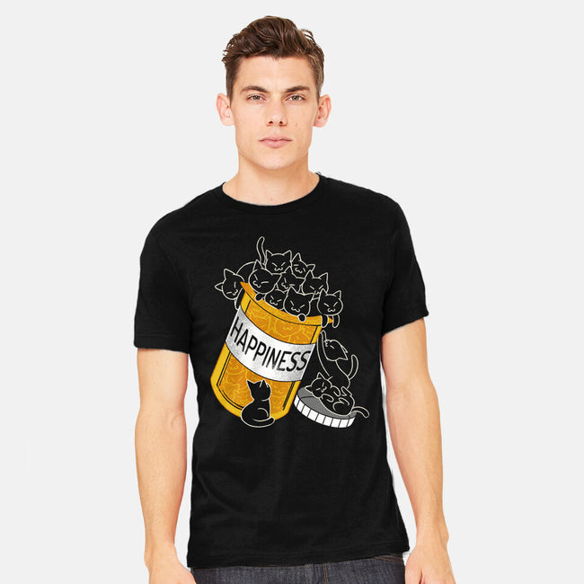 Cats Are My Happiness Medicine-Mens-Heavyweight-Tee-tobefonseca