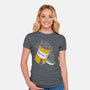 Cats Are My Happiness Medicine-Womens-Fitted-Tee-tobefonseca