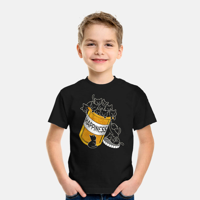 Cats Are My Happiness Medicine-Youth-Basic-Tee-tobefonseca