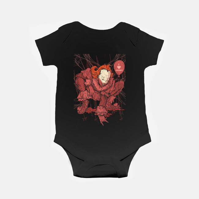 Blood Spider-Baby-Basic-Onesie-Green Devil