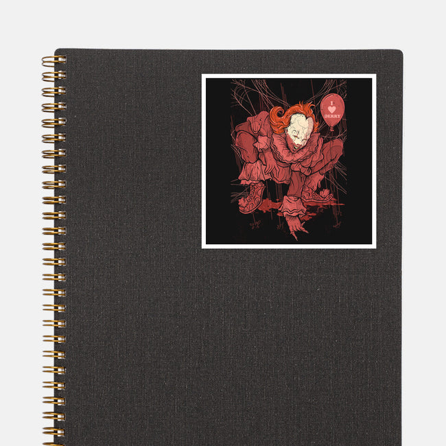 Blood Spider-None-Glossy-Sticker-Green Devil