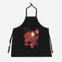 Blood Spider-Unisex-Kitchen-Apron-Green Devil