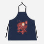 Blood Spider-Unisex-Kitchen-Apron-Green Devil
