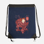 Blood Spider-None-Drawstring-Bag-Green Devil