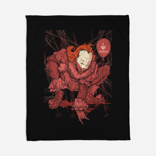 Blood Spider-None-Fleece-Blanket-Green Devil